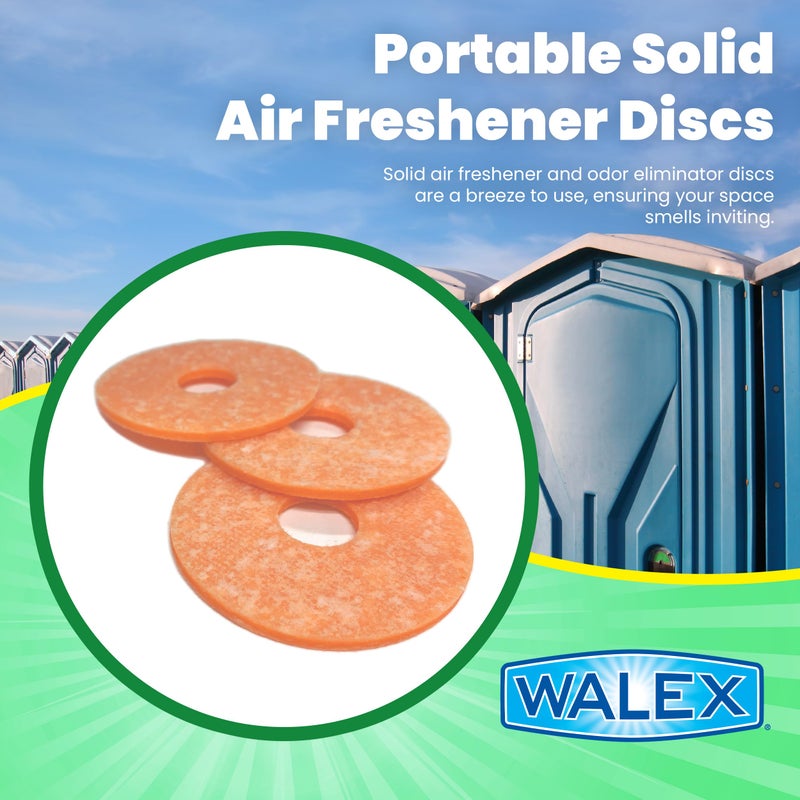 Walex Deo-Disc Portable Air Freshener Discs - Effortless Odor Control for RV, Marine, Car, Portable Toilets & More, Long-Lasting Freshness, Odor Eliminator, Easy to Use, Resealable Pack - Image 2